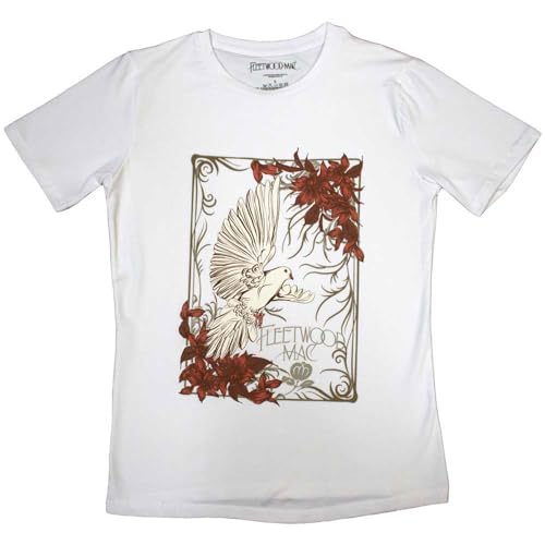 T-shirt Fleetwood Mac Dove pour femme en taille XXL coupe skinny fit