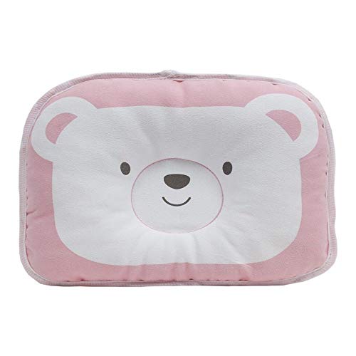 Travesseiro Para Bebê Urso Rosa +0m Buba