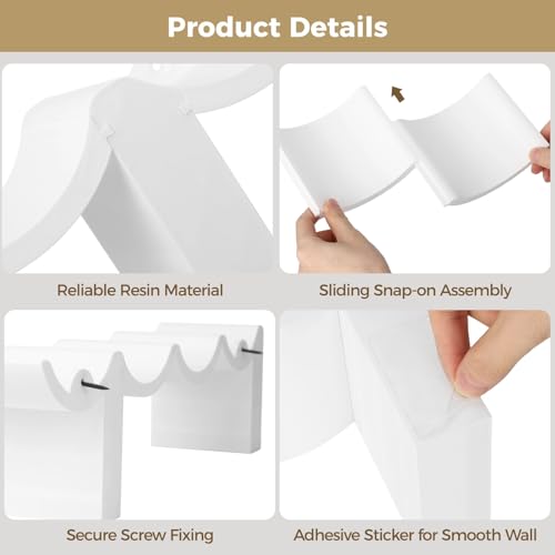Decoración de baño divertida con este soporte para rollo de papel higiénico de pared 5