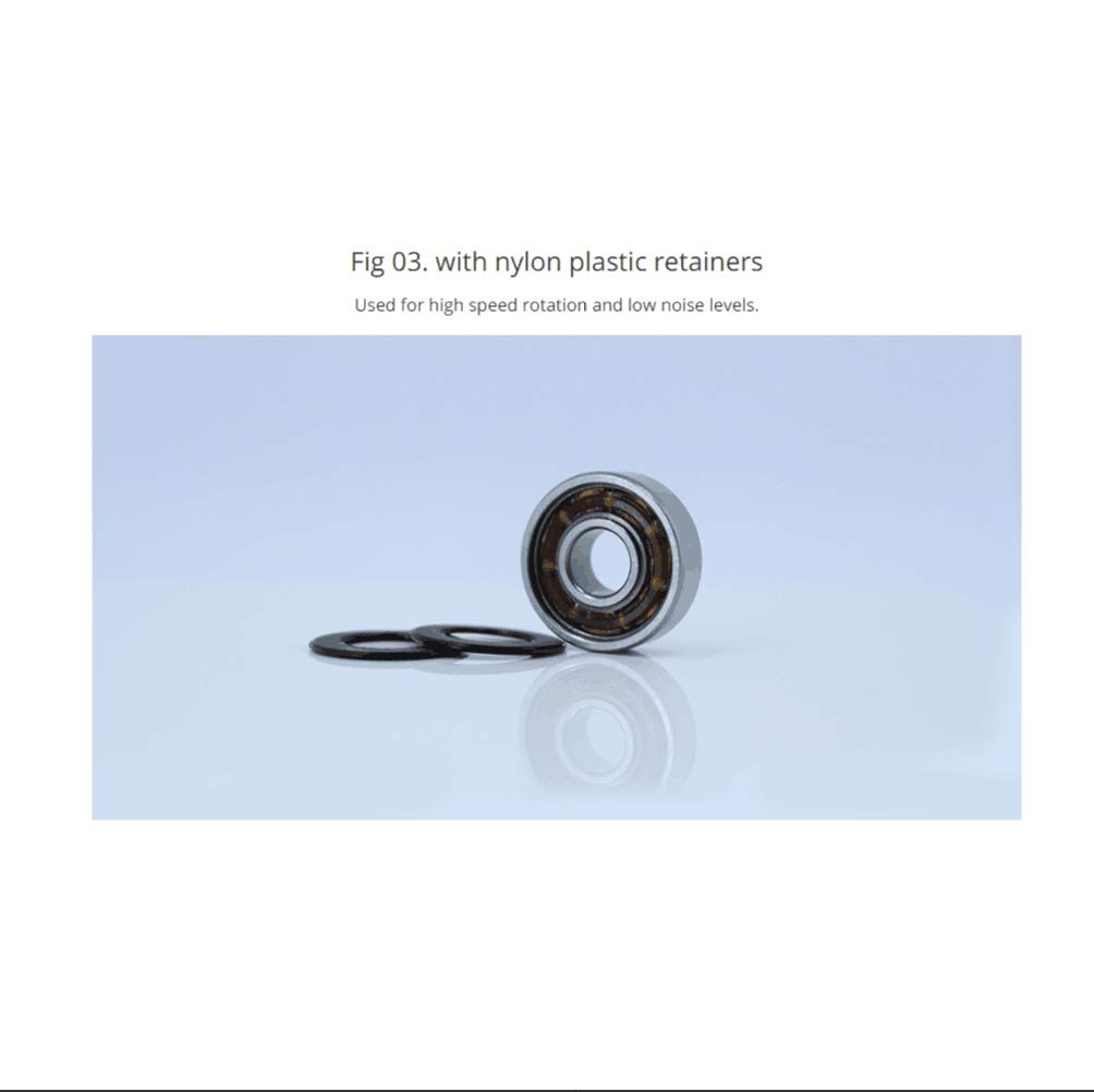 608RS 608-2RS Bearing ABEC-5 Skateboard Scooter Ball Bearing Miniature Skate Roller Bearings 608 RS 608 2RS 8 * 22 * 7 mm