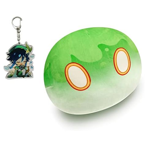 GRTLPOK Gen-shin Impact - Cojín de peluche con forma de hierba con llavero Cover