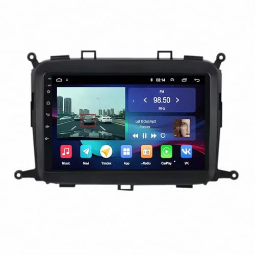 Radio coche 2 DIN para Kia Carens, ideal para tus viajes con CarPlay y GPS