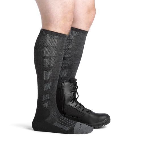 Darn Tough Vermont Stanley K OTC Lightweight with Cushion Gravel MD (US 8-9.5)3