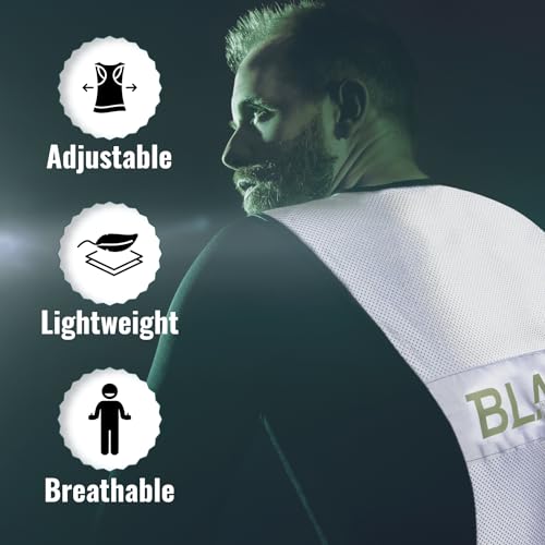 Blaze High-Visibility Mesh Reflective Safety Vest with Adjustable Straps - image 5