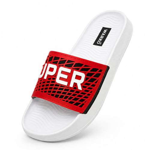 Image of WARKO Slippers For Men | Stylish Chappal For Boys | Soft Cushioned EVA Slides Slipper | Casual FlipFlop Daily Wear Footwear | Indoor Outdoor Use