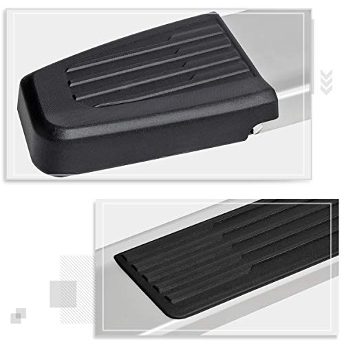 6 Inch Silver Aluminum Running Boards/Side Steps/Nerf Bars Compatible With 19-22 Chevy Silverado/Gmc Sierra Crew Cab #TOP3