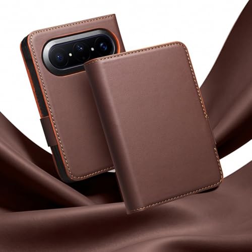 Étui en cuir véritable pour Huawei Pura X Max | Housse chic fait main