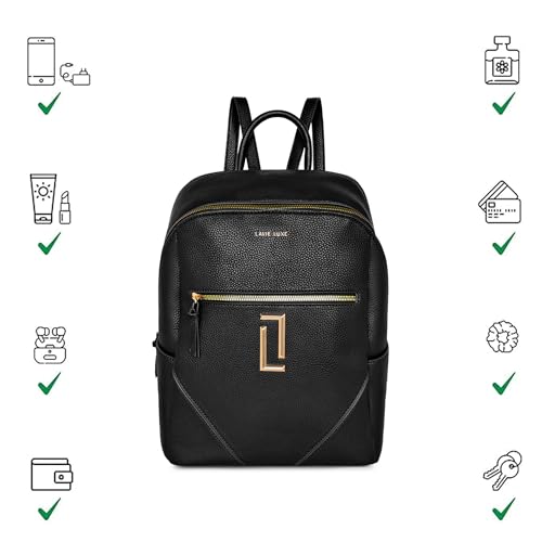 Image of Lavie Luxe Women's Simone Backpack | Fashion Backpack for Work | Ladies purse | Stylish Shoulder Bag | Gift for Women