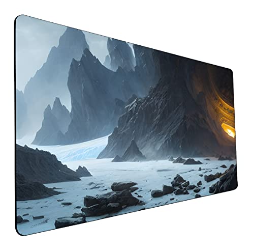 Mtg Compatible Tcg Playmat With Zone Layout, Ai Painted 14" X 24" Collectible Card Game Playmat - Perfect For Magica Card And Board Games 365 #TOP7