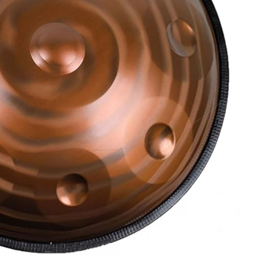 Handpan ORANGES acero 22 pulg 9 notas Gold-440H miniatura 4