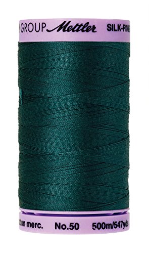 Hilo de algodón Mettler Silk-Finish 547 yd/500 m miniatura 1