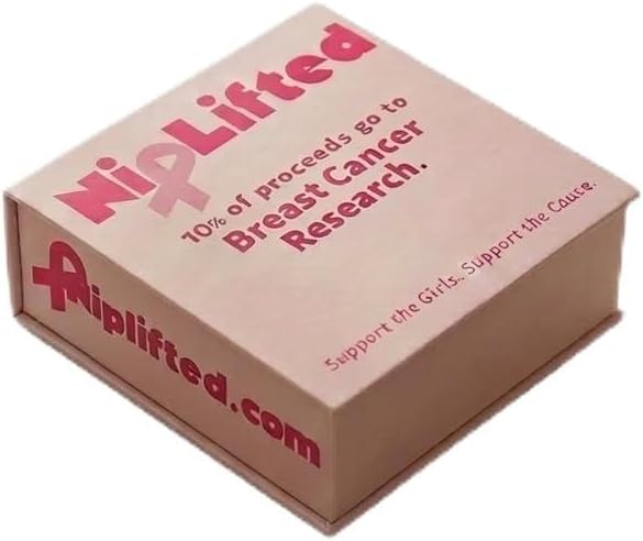 Nipple Covers with Travel Case, Reusable with Skin-Safe Adhesive, Invisible Braless Solution (Fits A-C Cups)