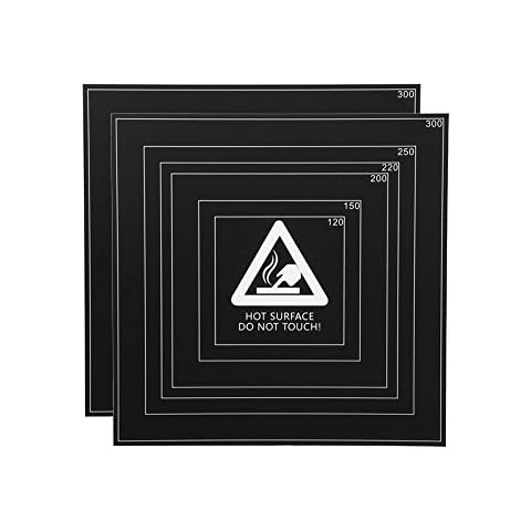 Furiga 3D Printer Build Surface 310x310 mm for CR-10 CR-10S Anet E10 Platform Heat Bed 2pcs Cover