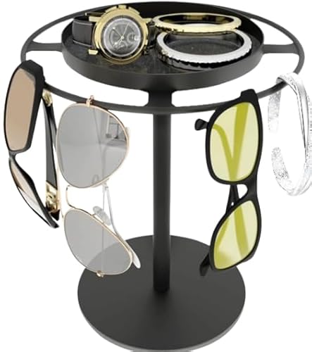 [UUNFFUAM] 360�x��]���T���O���X���[�P�[�X ���f�� �X�e�����X�����K�l�X�^���h �g���C�t�� ���K�l�I�[�K�i�C�U�[ �f�X�N�A�h���b�T�[�A�e�[�u���A�i�C�g�X�^���h�A�C���e���A���[ (black)