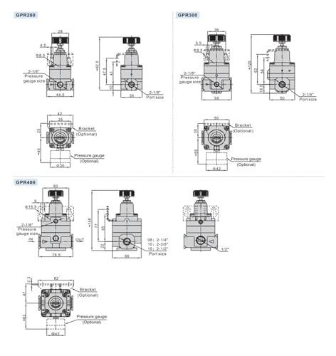Vanne régulation GPR200 stabilisatrice de pression pneumatique - 3