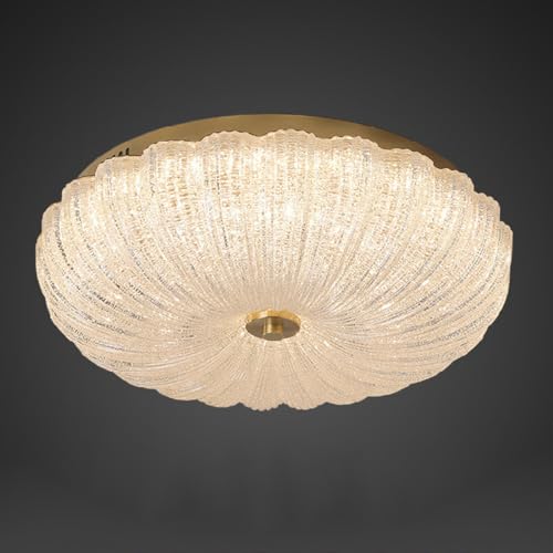 Plafonnier LED chambre parentale éclairage chaleureux et doux 50 cm - 7