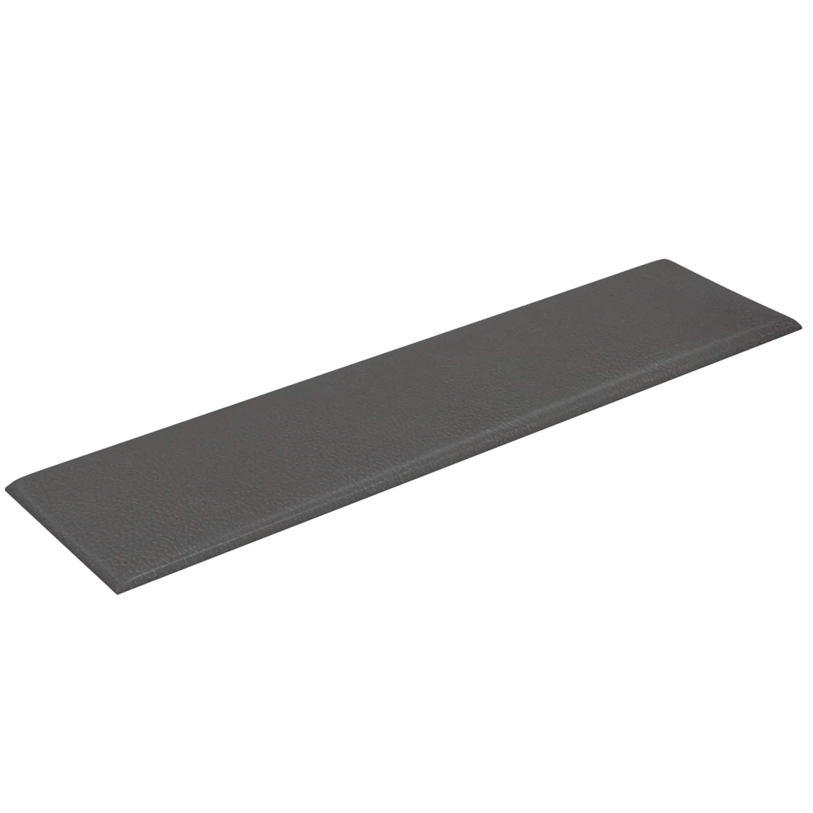 Juego de 12 cabezales de pared de 60 x 15 cm, tela gris, revestimiento de pared y panel de pared para interiores, dormitorio moderno, montaje con material de madera, revestimiento decorativo