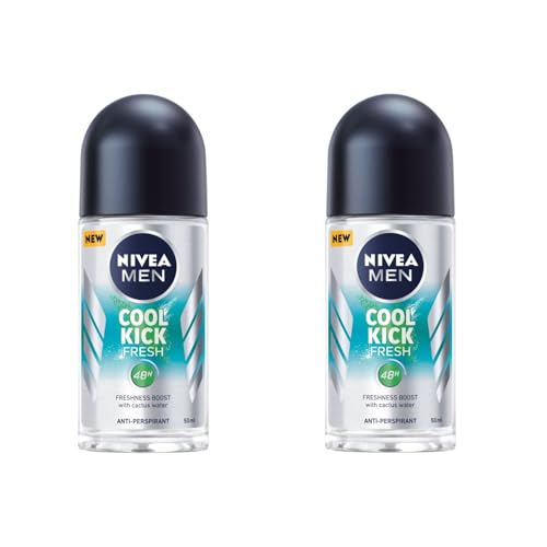 NIVEA Men Cool Kick Fresh Roll-On 50ml Pack de 2 miniatura 1