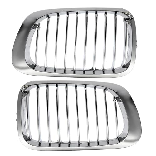 Rejilla frontal cromada premium para parachoques delantero de BMW E46 325Ci 4