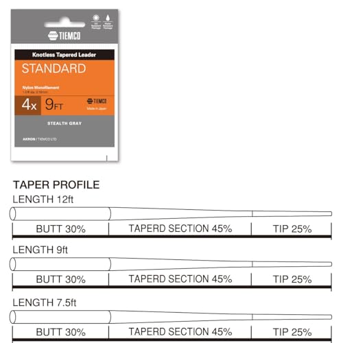 TIEMCO Leader Standard 9FT 5X miniatura 2