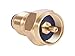 DOZYANT Universal Safest Propane Refill Adapter for Throwaway Disposable Bottle - 100% Solid Brass Regulator Valve Accessory for All 1 LB Tank Small Cylinders