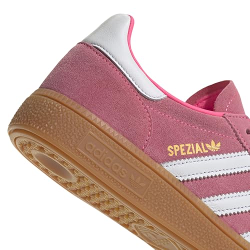 Image of adidas Womens Handball Spezial Lace Up Sneakers Shoes Casual - Pink - Size 6.5 M