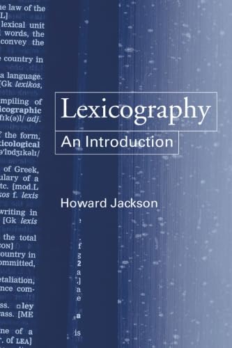 Lexicography, An Introduction      1st Edition