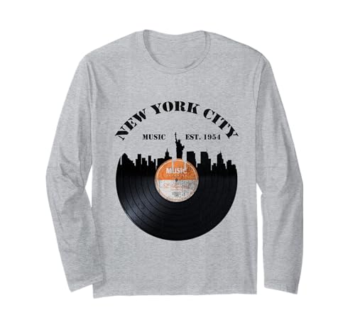 New York City Vintage Phonograph Vinyl Record Music Old Disc ����T�V���c