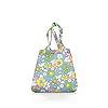 reisenthel mini maxi shopper plus mixed dots red - sac à provisions pliable au design attrayant - résistant à l'eau, Couleur:florist lagoon #5