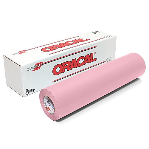 ORACAL Matte Removable 631 Adhesive Vinyl 12 x 6 Carnation Pink