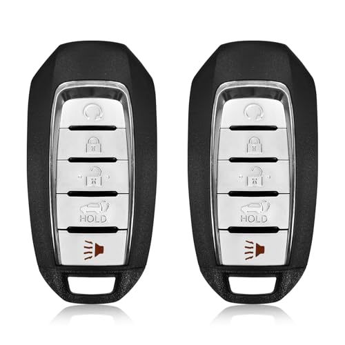 2 Keylessbest Replacement for 2020 2021 2022 2023 Infiniti QX55 QX50 Key Fob Remote Control KR5TXN1 5 Buttons 4A 434MHz