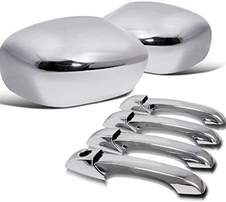Chrome Door Handle Cover and Mirror Cover Set for 05-10 Chrysler 300 300C (NOT for R/T & SRT8 Model) / 2005-2008 Dodge Magnum