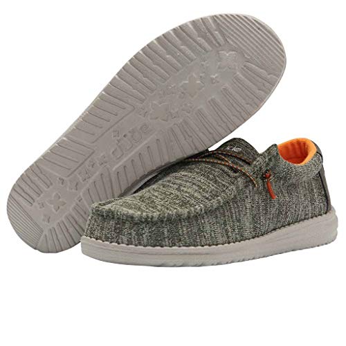 Image of HEYDUDE Boy's Wally Youth Multiple Colors | Boy's Shoes | Boy's Lace Up Loafers | Comfortable & Light-Weight