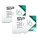 Silicon Power 16GB 2-Pack High Speed MicroSD Card with Adapter