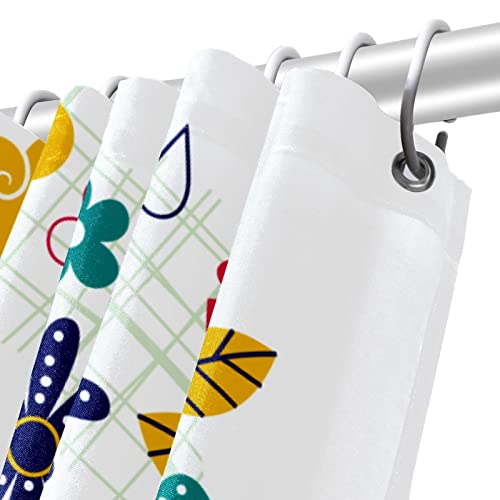Rideau de douche chat imperméable et sans odeur pour baignoire familiale