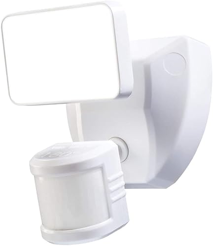 Heath/Zenith HZ-Connect - Luz de seguridad LED de movimiento conectada Wi-Fi para exteriores