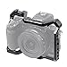 NovelGoal Aluminum Alloy Camera Cage Compatible with Nikon Z50 Protection Frame with Cold Shoe Mount 1/4 3/8 Threads DSLR Accessories