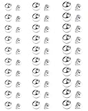 60Pcs 16G Piercing Balls Replacement Balls Spikes Externally Threaded Surgical Steel Ball for Piercing Jewelry Industrial Barbell Tongue Nipple Navel Belly Piercing Jewelry Parts for Women Men(3mm 4mm 5mm)