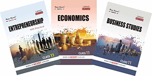 Commerce Class 11 Combo Books Business Studies, Economics, Entrepreneurship Based on NCERT Guidelines for CBSE Board - SBPD Publications