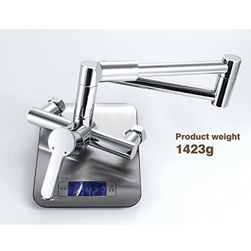 Grifo plegable de cocina monomando que elimina el peso al llenar ollas 5