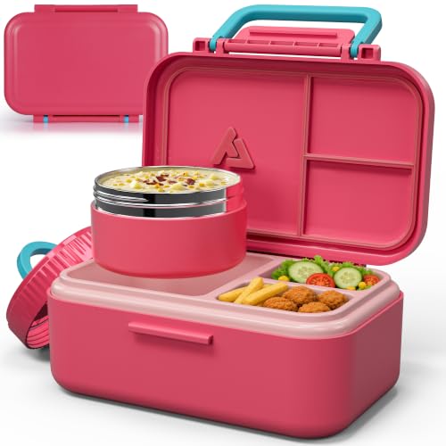 Image of Bento Lunch Box 1283ML / 43 oz with 391 ML / 13 oz Food Jar, Ice Pack