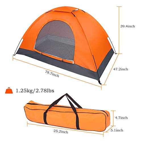 Carpa para Camping para 4 Personas, Impermeable y Ligera miniatura 2