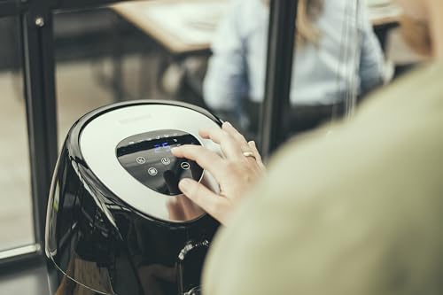 SEVERIN Heißluftfritteuse mit 6 Automatikprogrammen, Airfryer zum Frittieren ohne Fett, innovative Heißluft-Technologie für gesundes Frittieren, Schwarz/Edelstahl, FR 2430 – Bild 6