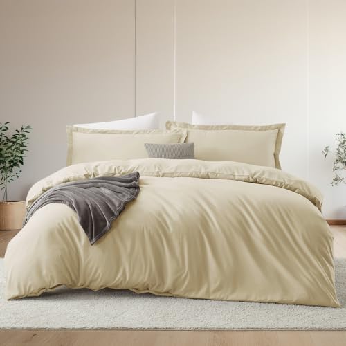 Hearth & Harbor Twin Comforter Set Beige Cream - 6 Piece Set