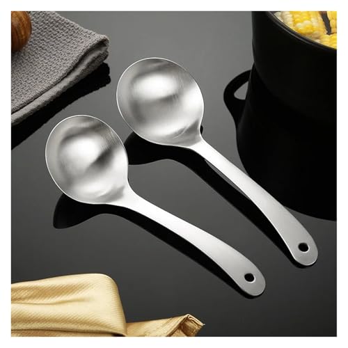 Cuillère à soupe en acier inoxydable évite les gouttes à table - 6