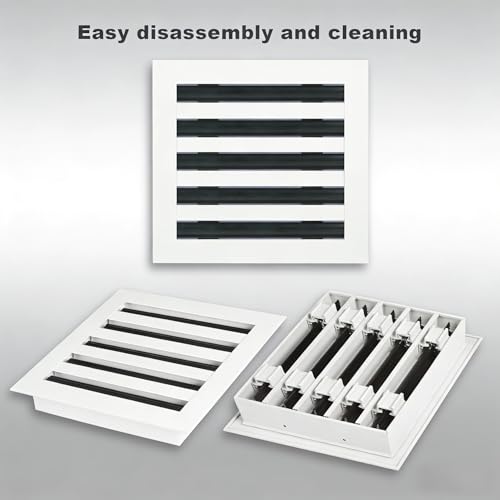 Grille d'aération pour chauffage et climatisation CLEAR STYLE alu