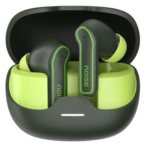 Noise Pop Buds Truly Wireless Earbuds with 50H of Playtime, Quad Mic with ENC, Instacharge(10 Min=150 Min) Bluetooth V5.3(Moon Pop) True Wireless