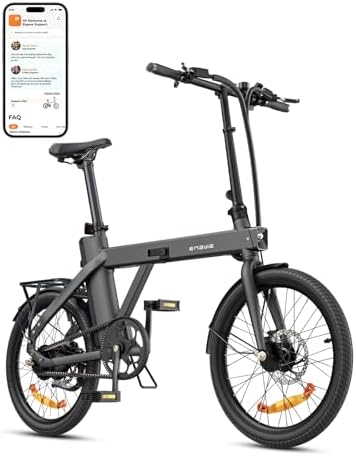 ENGWE Bicicleta Eléctrica Plegable, Batería 36V 9.6Ah, hasta 80km...