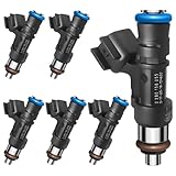 SeyPon Fuel Injectors Fits For Ford: Ranger 2005-2011 / Mustang 2005-2010 / Explorer (& Sport Trac) 2006-2010, For Mercury: Mountaineer 2006-2010, V6 4.0L Gas, Replace # 0280158055(6 Pcs)