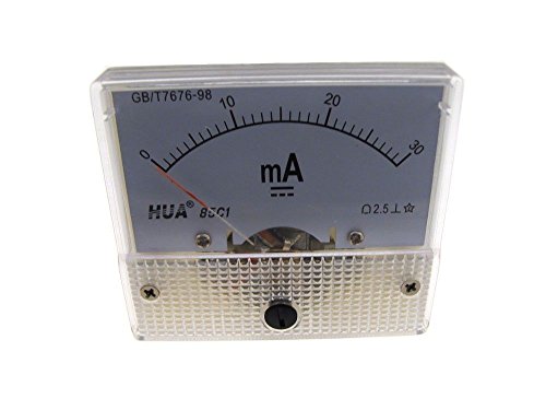 DC 0-30mA Analog Needle Panel DC Current Ammeter 85C1